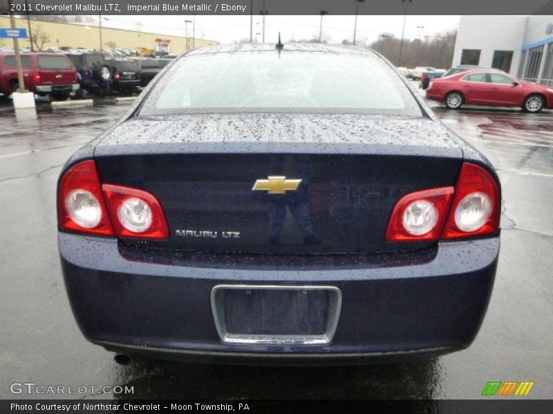 Imperial Blue Metallic / Ebony 2011 Chevrolet Malibu LTZ