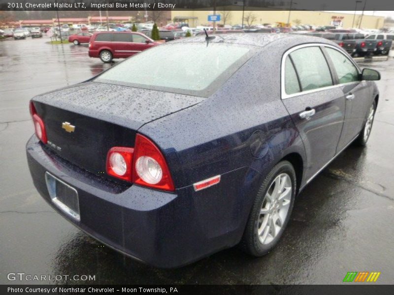 Imperial Blue Metallic / Ebony 2011 Chevrolet Malibu LTZ