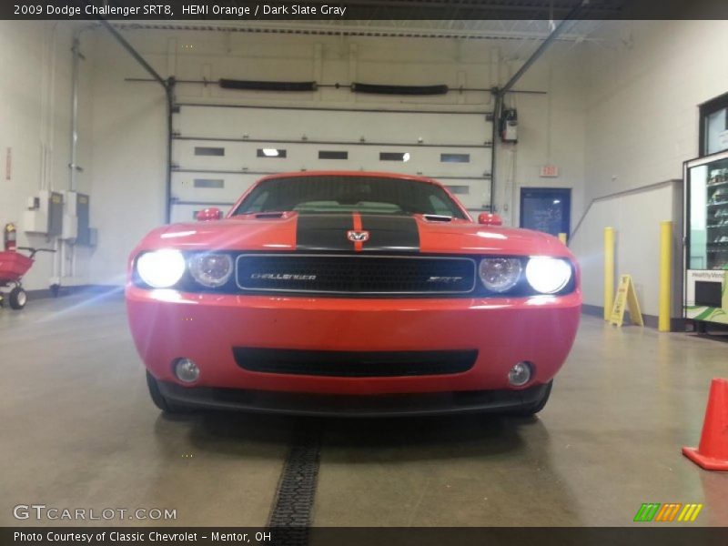 HEMI Orange / Dark Slate Gray 2009 Dodge Challenger SRT8