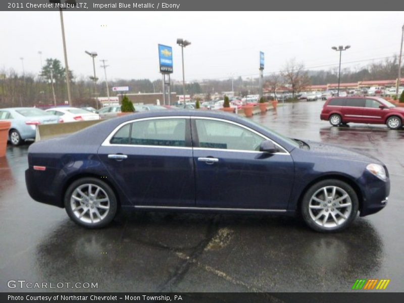Imperial Blue Metallic / Ebony 2011 Chevrolet Malibu LTZ