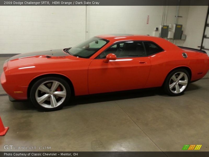 HEMI Orange / Dark Slate Gray 2009 Dodge Challenger SRT8
