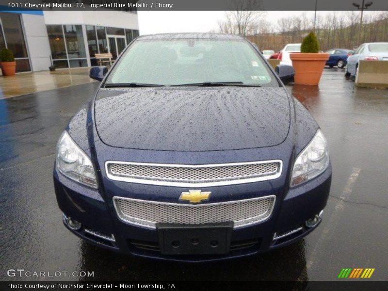 Imperial Blue Metallic / Ebony 2011 Chevrolet Malibu LTZ