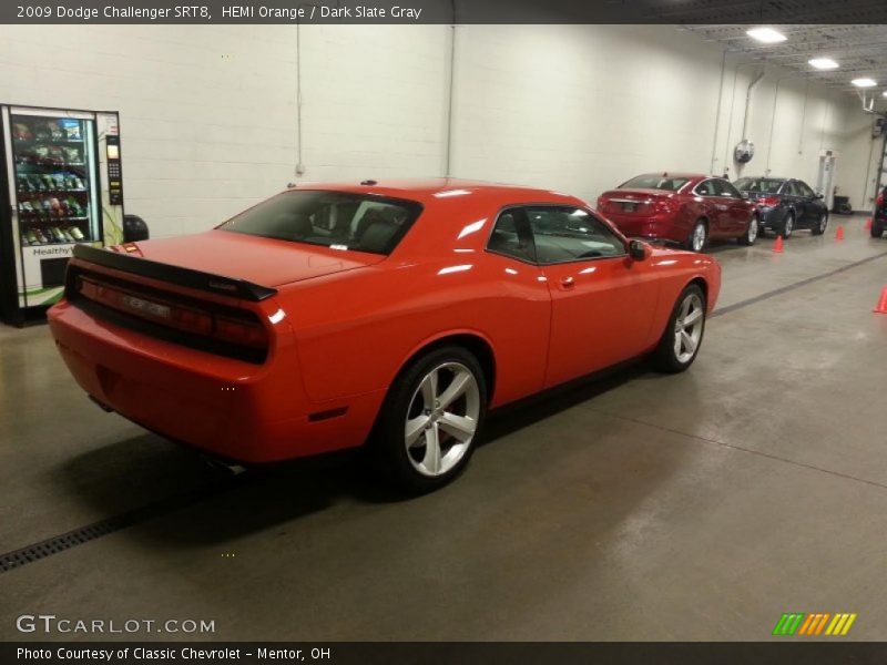 HEMI Orange / Dark Slate Gray 2009 Dodge Challenger SRT8