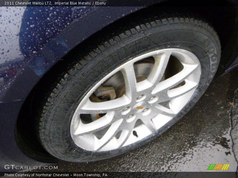 Imperial Blue Metallic / Ebony 2011 Chevrolet Malibu LTZ