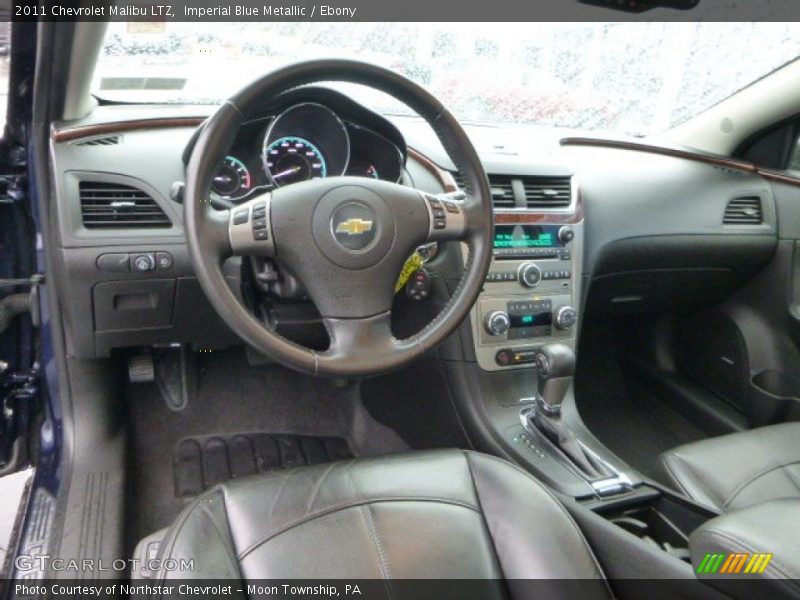 Imperial Blue Metallic / Ebony 2011 Chevrolet Malibu LTZ