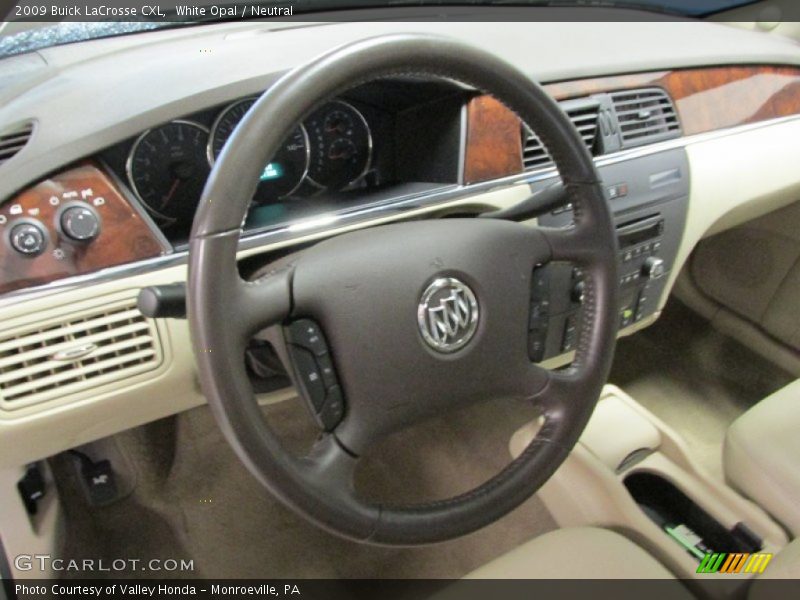 White Opal / Neutral 2009 Buick LaCrosse CXL