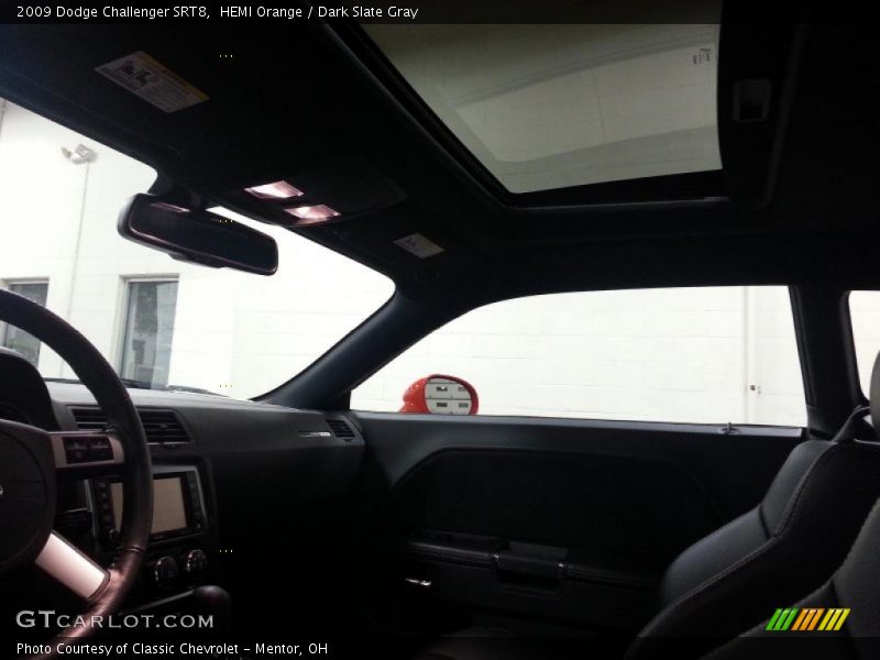 HEMI Orange / Dark Slate Gray 2009 Dodge Challenger SRT8