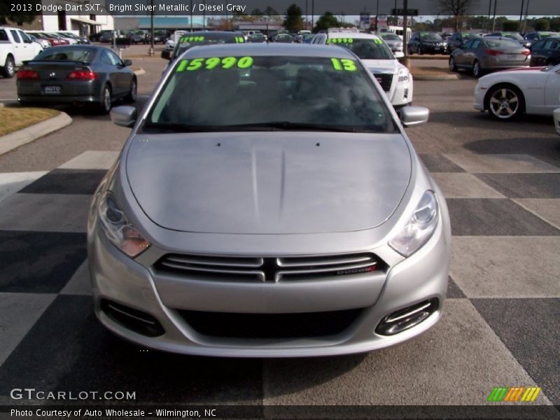 Bright Silver Metallic / Diesel Gray 2013 Dodge Dart SXT