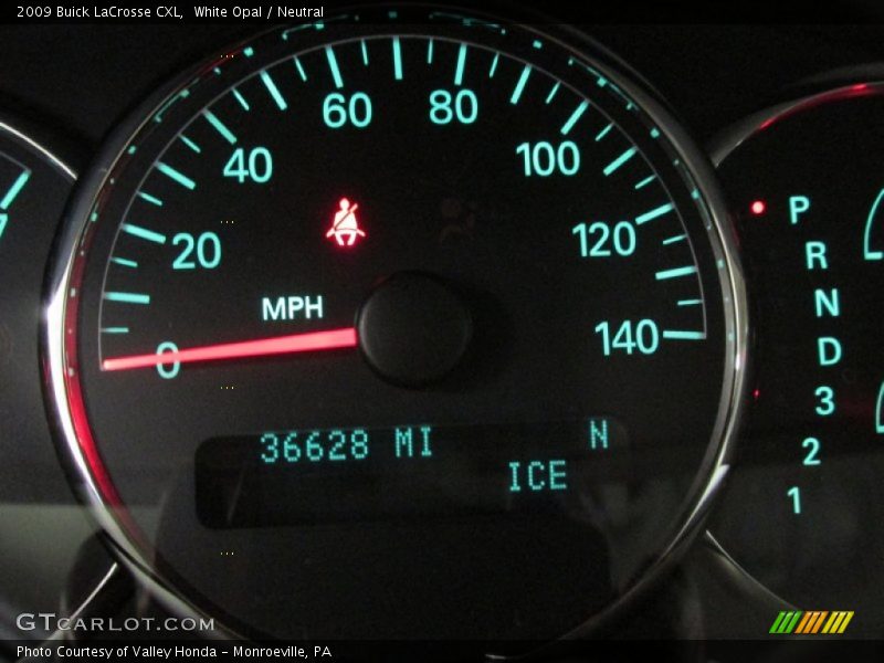 White Opal / Neutral 2009 Buick LaCrosse CXL