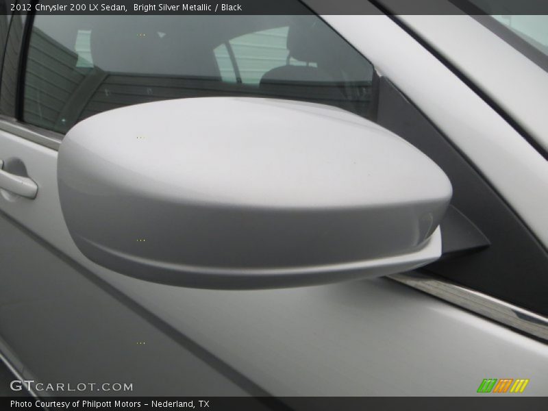 Bright Silver Metallic / Black 2012 Chrysler 200 LX Sedan