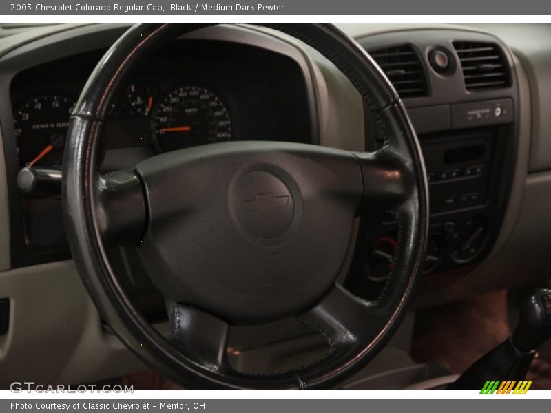 Black / Medium Dark Pewter 2005 Chevrolet Colorado Regular Cab