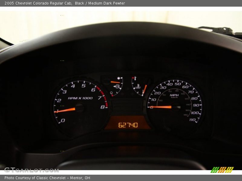Black / Medium Dark Pewter 2005 Chevrolet Colorado Regular Cab
