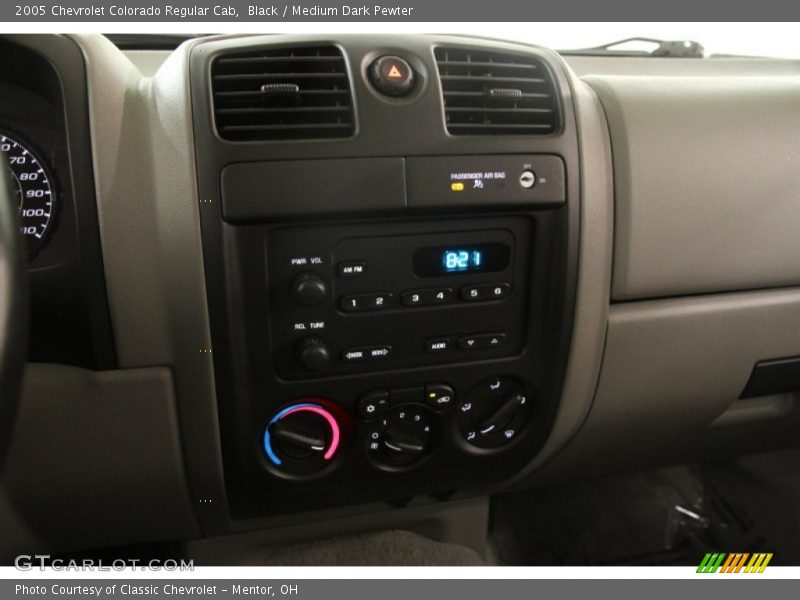 Black / Medium Dark Pewter 2005 Chevrolet Colorado Regular Cab