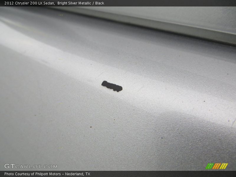 Bright Silver Metallic / Black 2012 Chrysler 200 LX Sedan