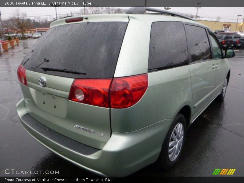 Silver Pine Mica / Taupe 2006 Toyota Sienna LE