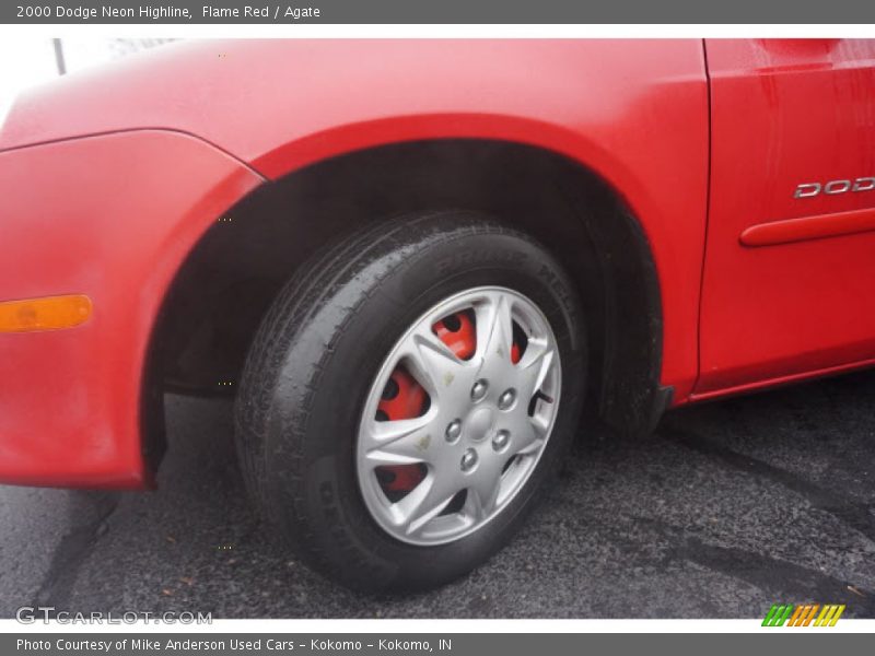 Flame Red / Agate 2000 Dodge Neon Highline