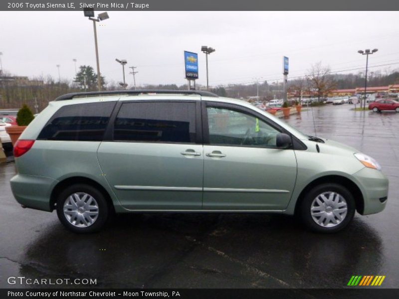 Silver Pine Mica / Taupe 2006 Toyota Sienna LE