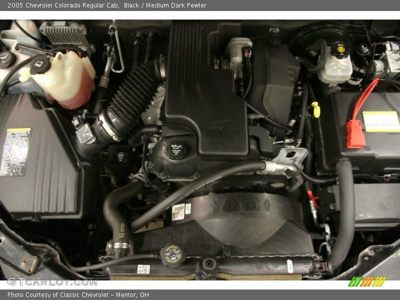 Black / Medium Dark Pewter 2005 Chevrolet Colorado Regular Cab