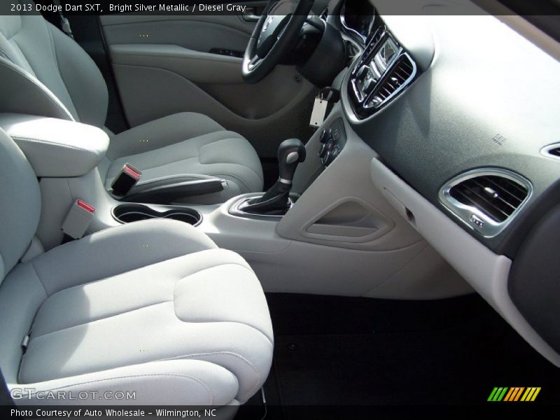 Bright Silver Metallic / Diesel Gray 2013 Dodge Dart SXT
