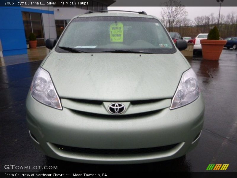 Silver Pine Mica / Taupe 2006 Toyota Sienna LE