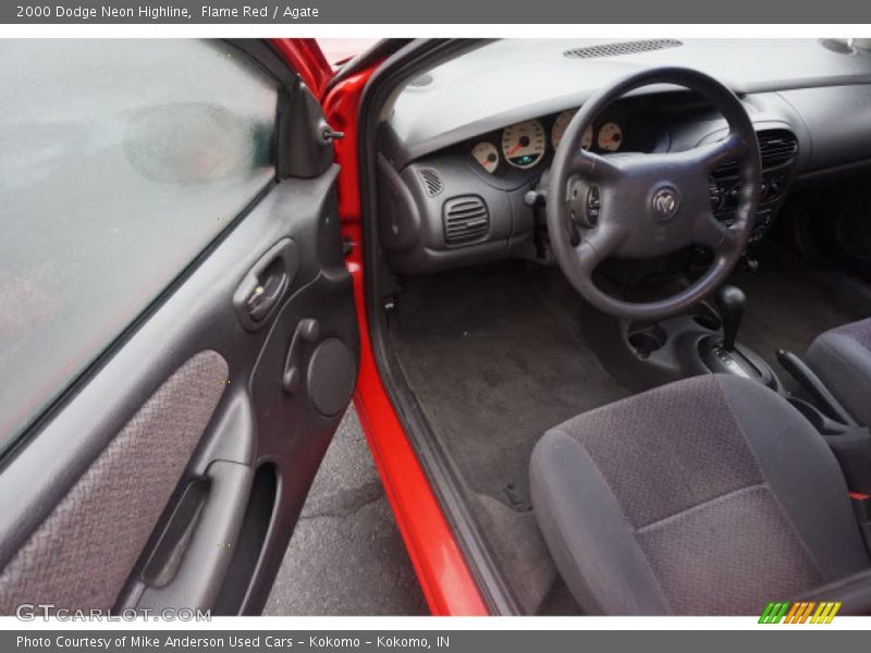 Flame Red / Agate 2000 Dodge Neon Highline