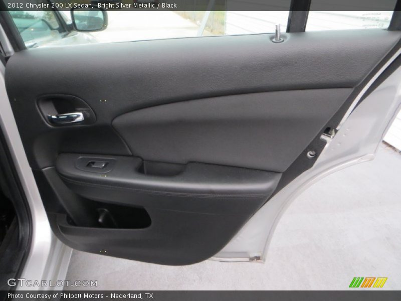 Bright Silver Metallic / Black 2012 Chrysler 200 LX Sedan