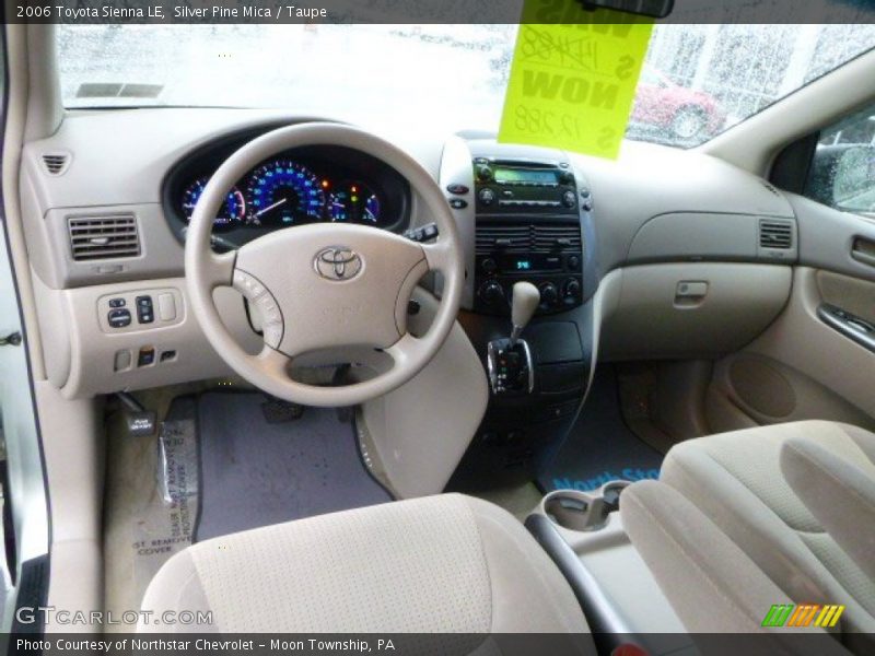 Silver Pine Mica / Taupe 2006 Toyota Sienna LE