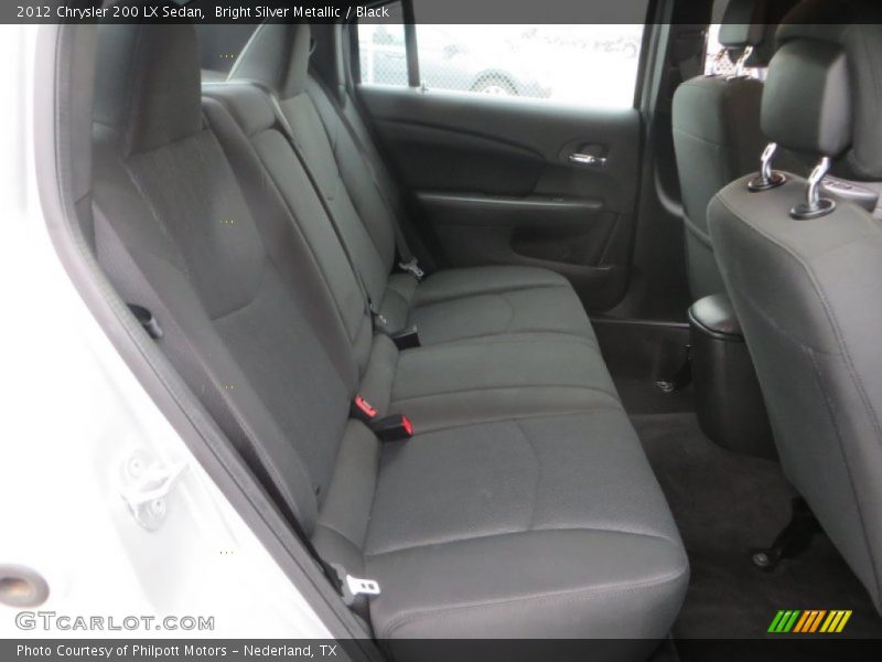 Bright Silver Metallic / Black 2012 Chrysler 200 LX Sedan