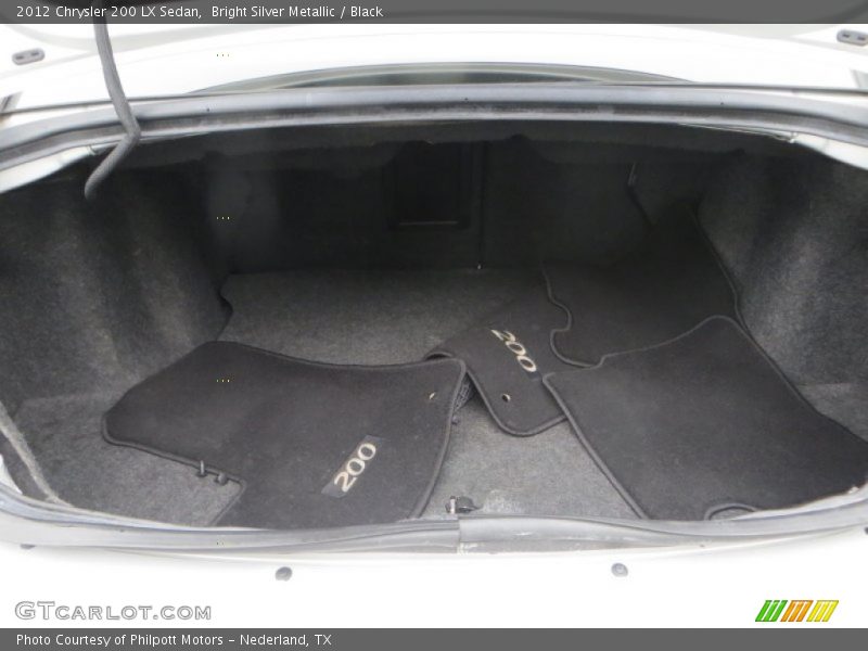 Bright Silver Metallic / Black 2012 Chrysler 200 LX Sedan