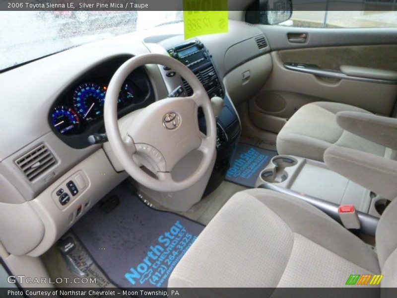 Silver Pine Mica / Taupe 2006 Toyota Sienna LE
