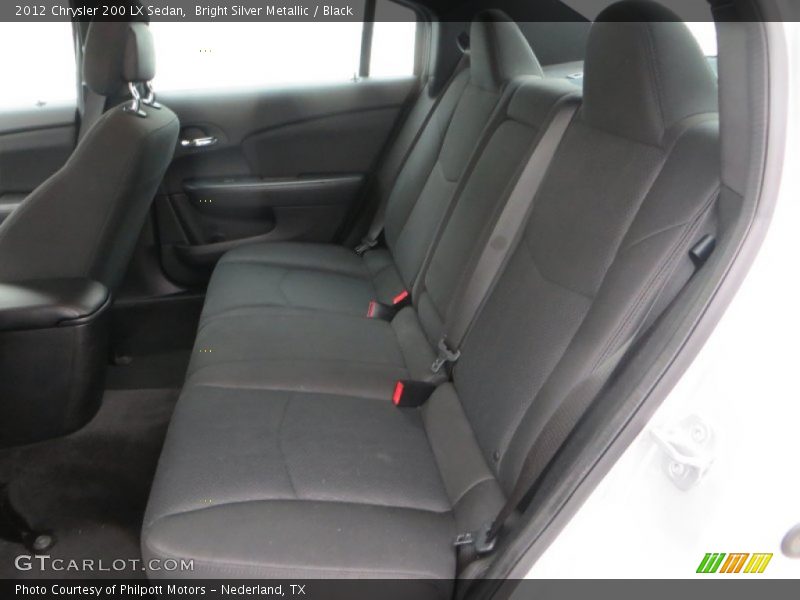Bright Silver Metallic / Black 2012 Chrysler 200 LX Sedan