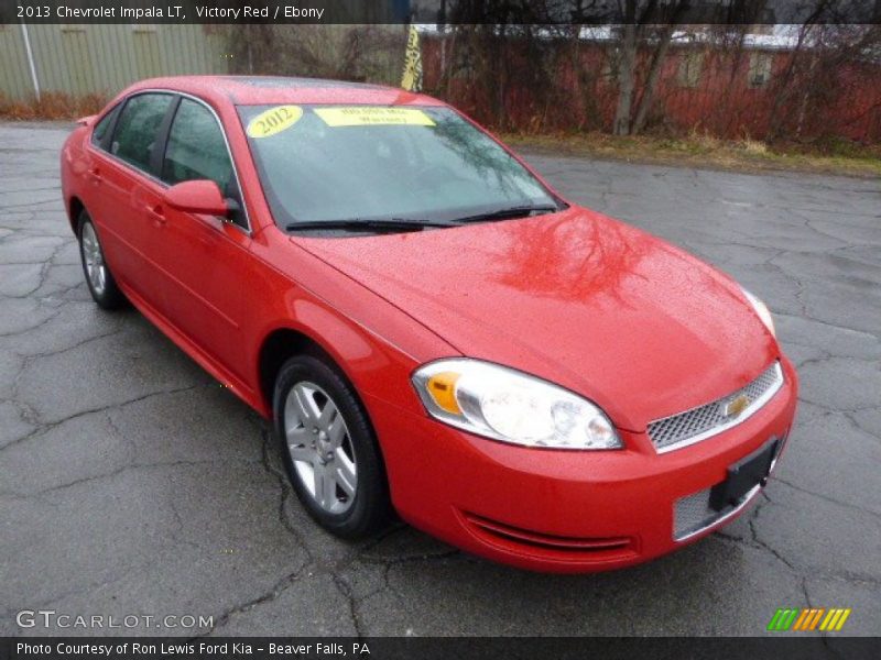 Victory Red / Ebony 2013 Chevrolet Impala LT