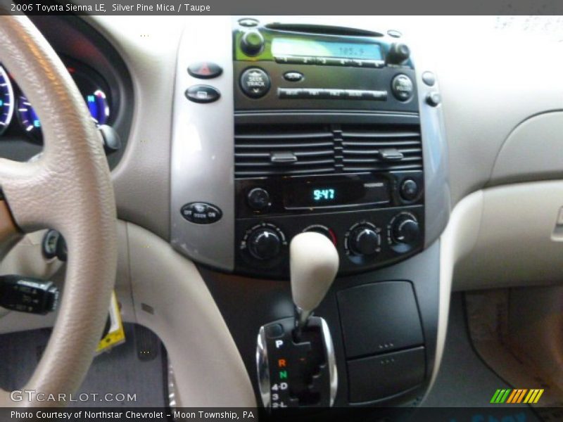 Silver Pine Mica / Taupe 2006 Toyota Sienna LE
