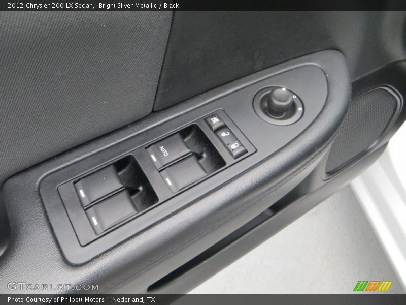 Bright Silver Metallic / Black 2012 Chrysler 200 LX Sedan