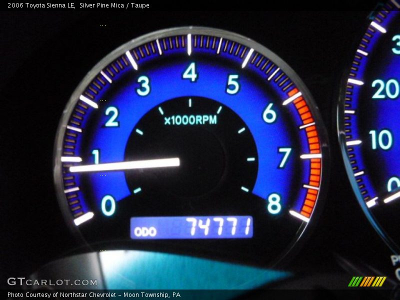 Silver Pine Mica / Taupe 2006 Toyota Sienna LE