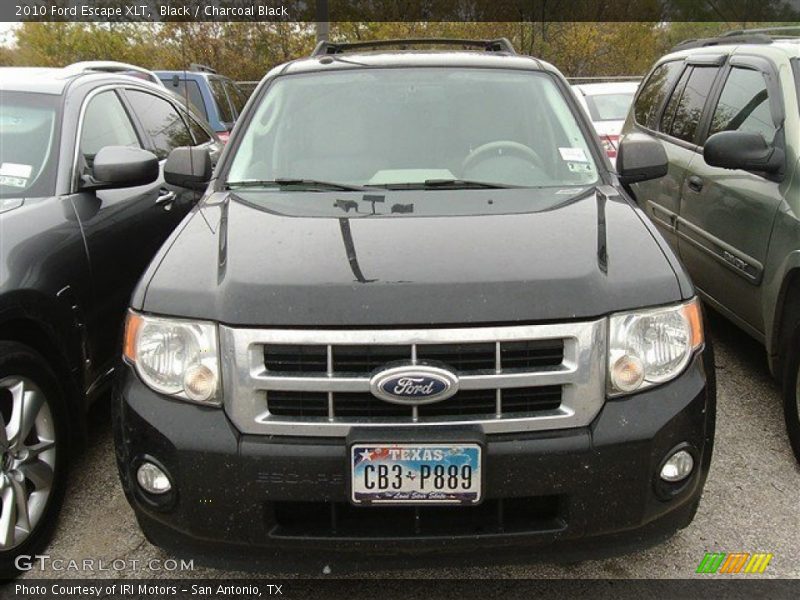 Black / Charcoal Black 2010 Ford Escape XLT