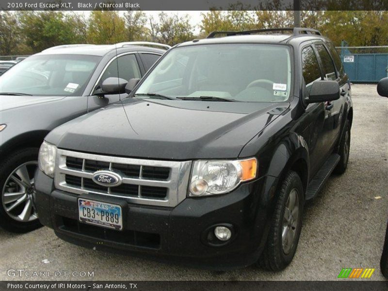 Black / Charcoal Black 2010 Ford Escape XLT