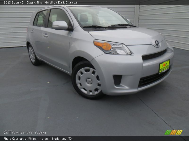 Classic Silver Metallic / Dark Charcoal 2013 Scion xD