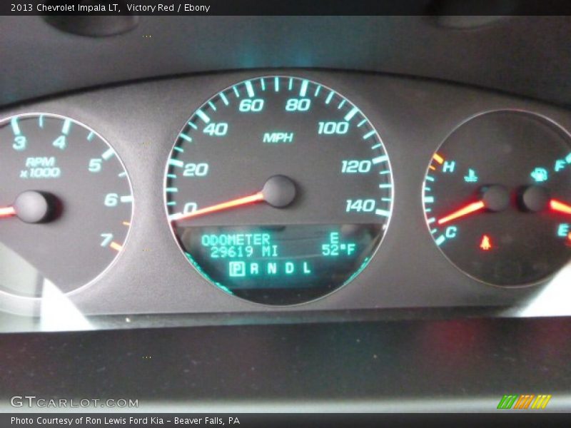 Victory Red / Ebony 2013 Chevrolet Impala LT