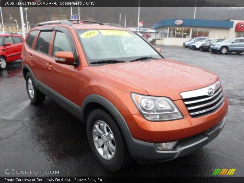 Copperhead / Gray 2009 Kia Borrego EX V6 4x4