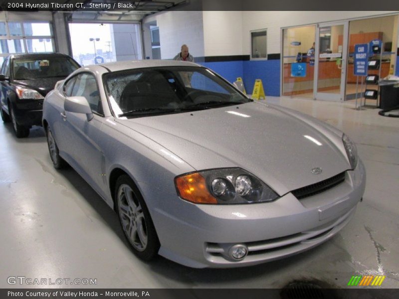 Sterling / Black 2004 Hyundai Tiburon GT