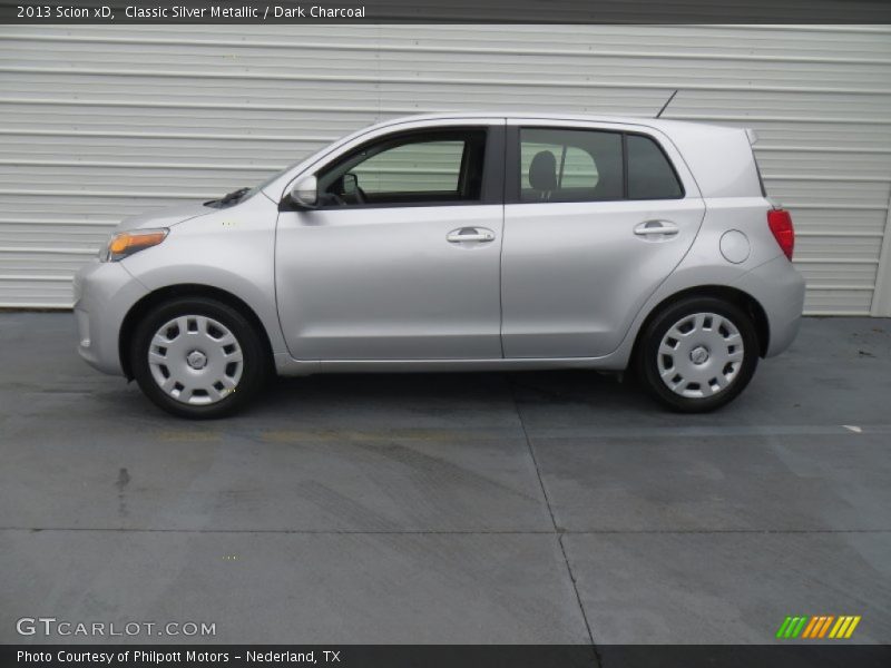 Classic Silver Metallic / Dark Charcoal 2013 Scion xD