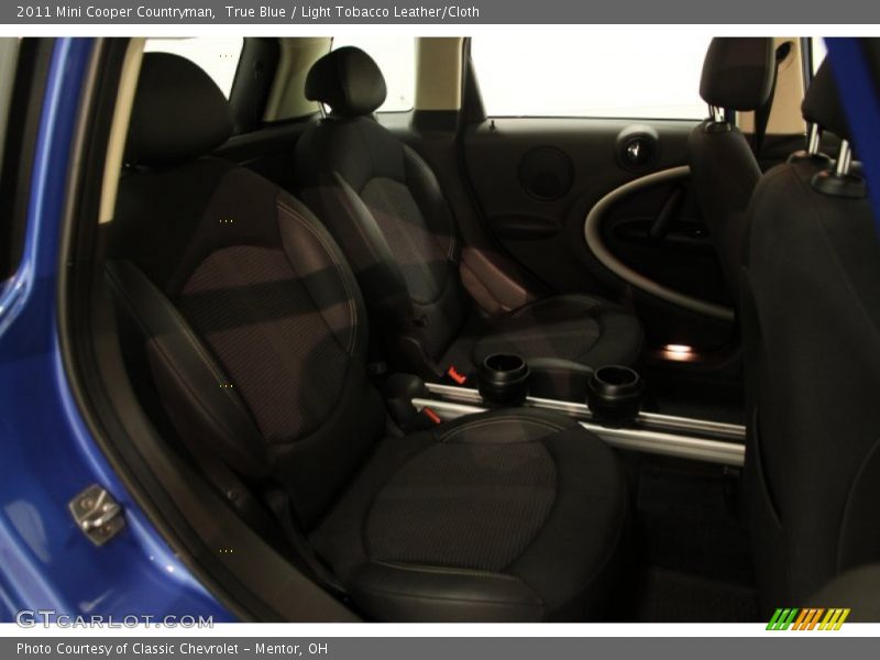 True Blue / Light Tobacco Leather/Cloth 2011 Mini Cooper Countryman