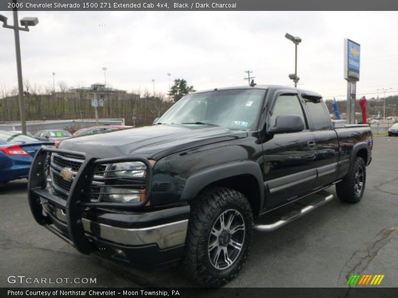 Black / Dark Charcoal 2006 Chevrolet Silverado 1500 Z71 Extended Cab 4x4