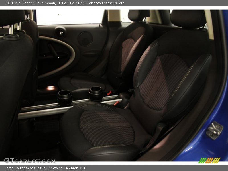 True Blue / Light Tobacco Leather/Cloth 2011 Mini Cooper Countryman