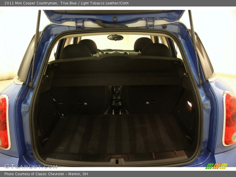 True Blue / Light Tobacco Leather/Cloth 2011 Mini Cooper Countryman