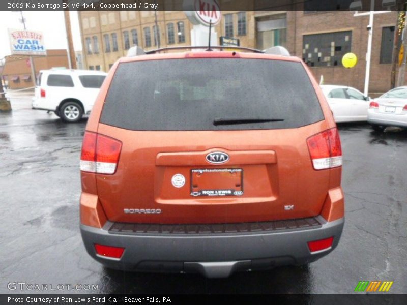 Copperhead / Gray 2009 Kia Borrego EX V6 4x4