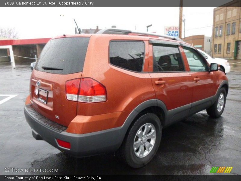 Copperhead / Gray 2009 Kia Borrego EX V6 4x4