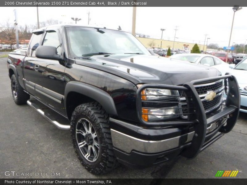 Black / Dark Charcoal 2006 Chevrolet Silverado 1500 Z71 Extended Cab 4x4