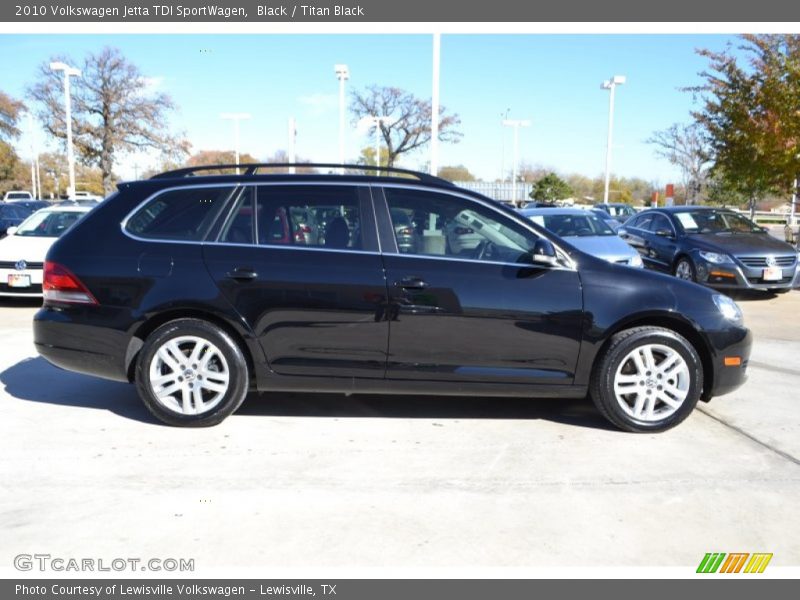 Black / Titan Black 2010 Volkswagen Jetta TDI SportWagen